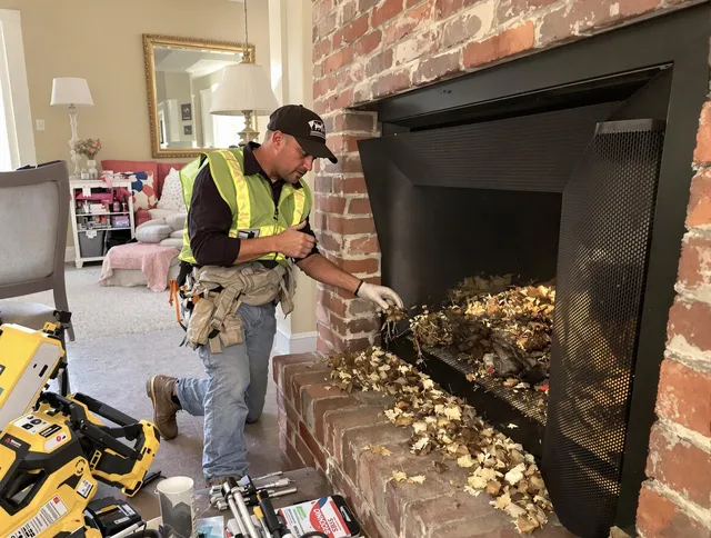 Safe screening installation by Downey Chimney Sweep in Downey, CA