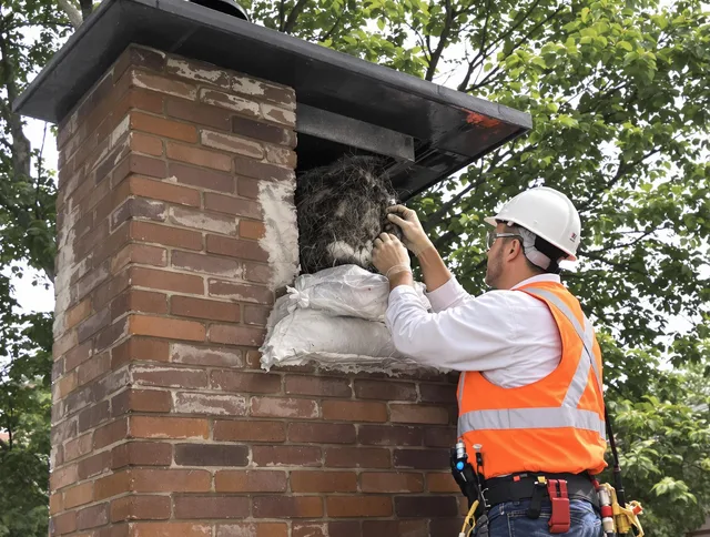 Humane removal of debris and animals by Downey Chimney Sweep in Downey, CA