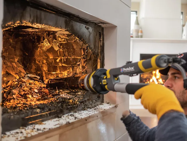 Professional chimney cleaning by Downey Chimney Sweep in Downey, CA