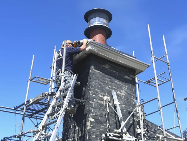 Sturdy chimney crown finished by Downey Chimney Sweep in Downey, CA