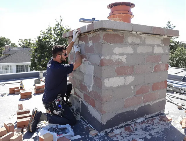 Advanced chimney repair process by Downey Chimney Sweep in Downey, CA